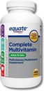 Equate Adult 50+ One Daily Complete Multivitamin Multimineral Supplement Tablets, Healthy Brain*,Compare to Centrum Silver, 450 Pills (Pack of 10) L6