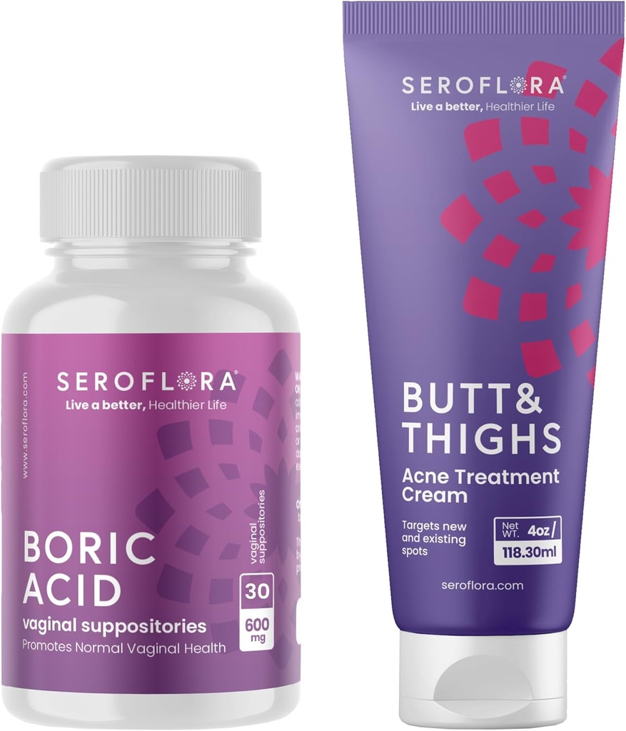 Βορικό οξύ Κολπικά υποθετικά Odor Control - But & Thighs Κρέμα Acne Καθαρισμός για τα σπυράκια - Bundle