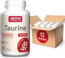 Jarow Formulas Taurine 1000 mg, Συμπλήρωμα διατροφής, Amino συμπλήρωμα οξέος για την υποστήριξη της υγείας του εγκεφάλου, 100 κάψουλες, 100 ημέρες προσφοράς, (πακέτο των 12)