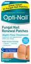 Opti-Nail μυκητιασικά επιθέματα ανανέωσης νυχιών - 21 επιθέματα, θεραπεία νύχτας βελτιώνει την εμφάνιση νυχιών ενώ κοιμάστε