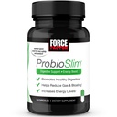 Force Factor ProbioSlim Probiotics for Women and Men, Probiotics for Digestive Health to Reduce Bloating, Gas, & Occasional Diarrhea, with Prebiotics, LactoSpore, & Green Tea for Energy, 30 Κάψουλες