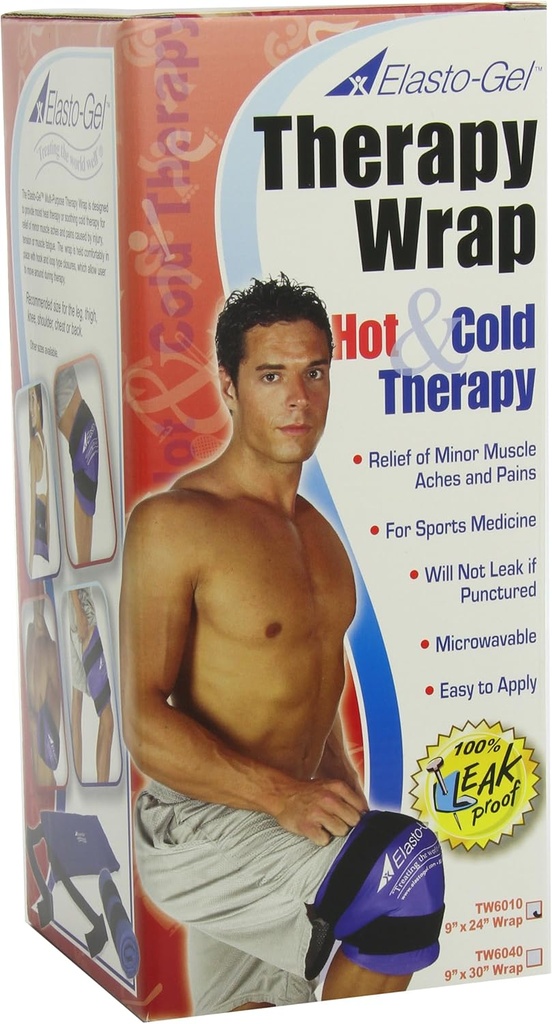 Elasto Gel, Hot/Cold Wrap, 9 X 24,