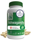 Health Thru Nutrition Ashwagandha 500mg KSM­66® 90 Capsules | Stress, Mood, Focus, & Energy | Clinically Proven and Organic Root-Only Whitania Somnifera Extract | Non-GMO, Gluten & Soy Free