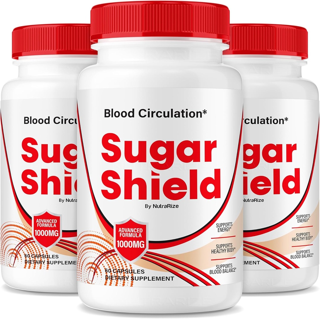 NutraRize (πακέτο 3 Χάπια Υποστήριξης Ασπίδων Ζάχαρης, Κάψουλες Μέγιστης Δύναμης, Σύμπλεγμα Φυσικού Αίματος, Κριτικές (180 Κάψουλες)