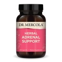 Dr. Mercola Herbal Adrenal Support - Supports Energy & Hormonal Balance - Organic Ashwagandha & Holy Basil - Adaptogen Complex - Gluten-Free (30 Servings)