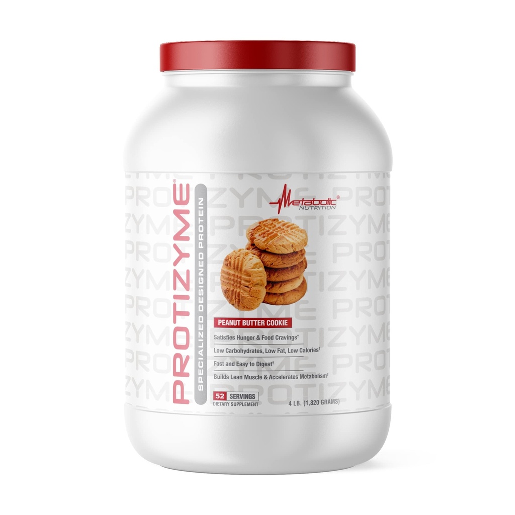 Μεταβολική Διατροφή, Protizyme, 100% σκόνη πρωτεΐνης ορού γάλακτος, υψηλής πρωτεΐνης, χαμηλής περιεκτικότητας σε υδατάνθρακες, χαμηλής περιεκτικότητας σε λίπος πρωτεΐνη ορού γάλακτος, Digestive Ένζυμα, 24 Ουσιώδεις Βιταμίνες και Ορυκτά, 4 Λίρες (52 ser)