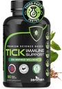 Zenmen Tick Immune Support Supplement - Βελτιωμένη Φόρμουλα - Ιαπωνικό Knotweed, Claw γάτας, Κινέζικα Skullcap, Cryptolepis Sanguinolenta, Γλυκό Wormwood - 90 Vegan Κάψουλες, Κατασκευασμένες στις ΗΠΑ