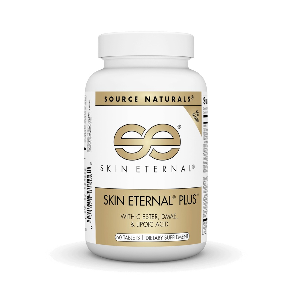Source Naturals Skin Eternal Plus, με C Ester, DMAE, & Lipoic Acid - 60 δισκία