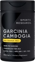 Sports Research Garcinia Cambogia Extract (60% HCA) με Extra Virgin Organic Coconut Oil 