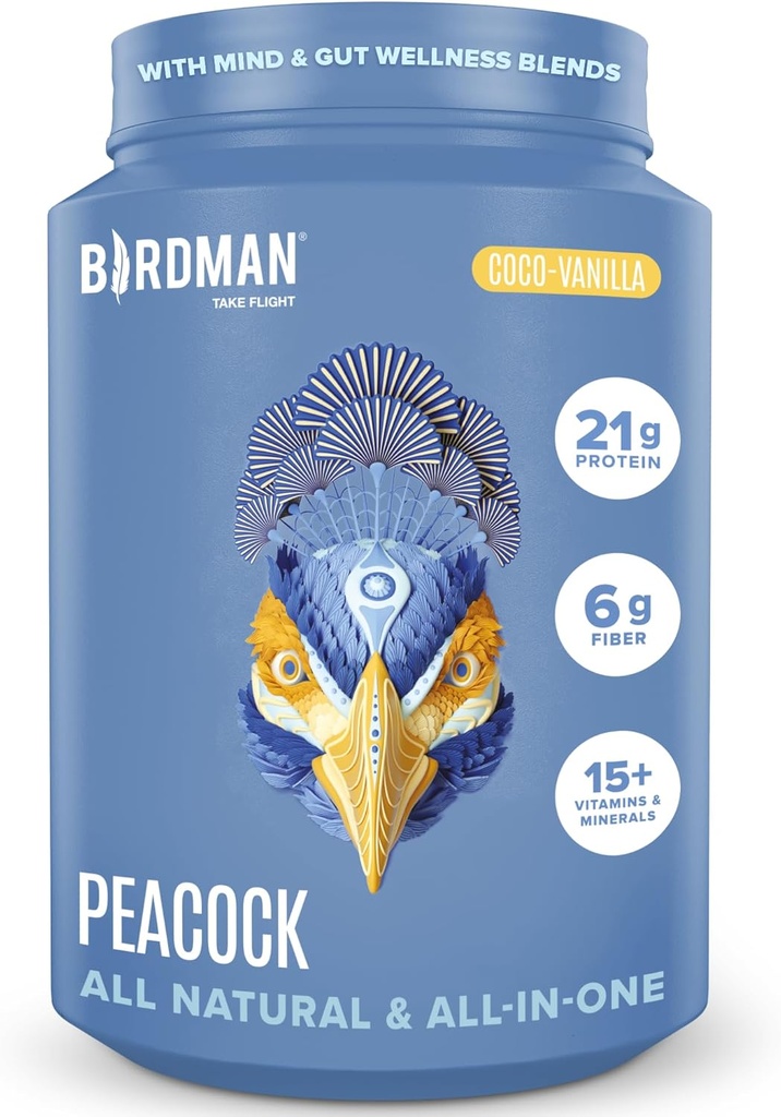 BIRDMAN Peacock Vegan Protein Powder 