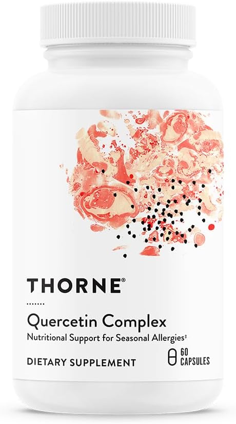 THORNE - Quercetin Complex (Πρώην Quercenase) - Διατροφική Υποστήριξη Εποχιακών Αλλεργιών* - 60 Κάψουλες - 60 Υπηρεσίες