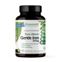 EMERALD LABS Gentle Iron 25mg, 120 Vegetable Capsules (120-Day Supply) | Ferrous Bisglycinate Chelate, Chelated Iron Supplement that Supports Energy, Eye, Immune & Heart Health*