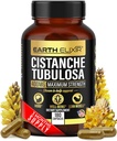 Earth Elixir Cistanche Tubulosa 400 mg (180 Capsules) 3 Months Supply – Made in USA - 3rd Party Tested - Cistanche Supplement - Zero Fillers - Max Purity - Nootropics - 100% Pure Cistanche Herb