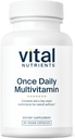 Vital Nutrients Once Daily Multivitamin | Vegan Multi for Women & Men | Allergen-Free | 19 Essential Vitamins + Antioxidants for Eye and Heart Health | Gluten, Dairy & Soy-Free | 60 Capsules