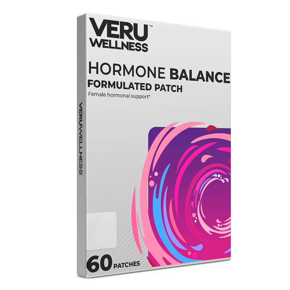 Veru Wellness Hormone Balance Myo Inositol & D-Chiro Inositol Patch - Οβαρική, Mensural & Mood Υποστήριξη για τις γυναίκες (60 Patch)