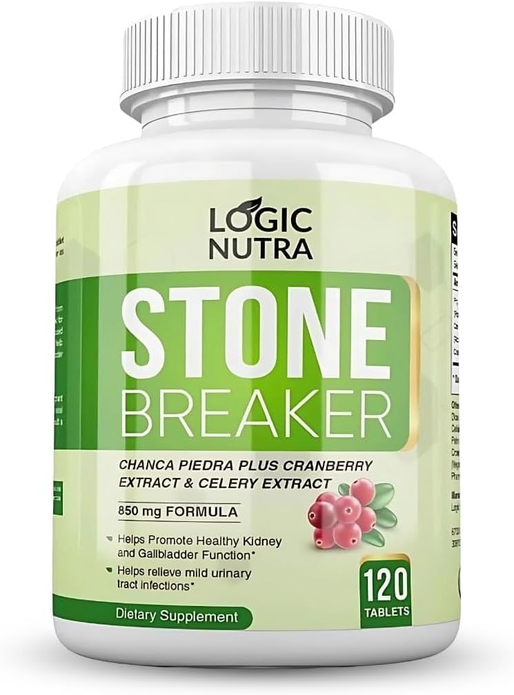 Chanca Piedra Kidney Stone Breaker 120 Tablets 800 mg - Μέγιστη δύναμη για τον καθαρισμό της χοληδόχου κύστης και ούρων με Phyllantus Niruri, εκχύλισμα σέλινου & εκχύλισμα κράνμπερι