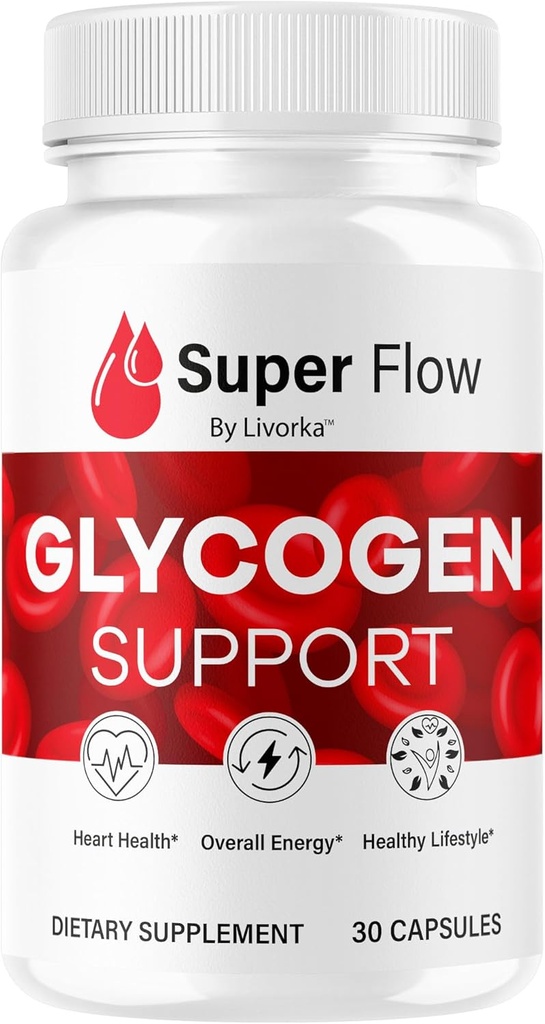 Super Flow Glycogen - SuperFlow Glycogen Support Caps, Super Flow, Glycogen Support Super Flow, Official SupperFlow Glycogen Support, Super Flow Glyco Optimizer, 30 Κάψουλες για 1 μήνα