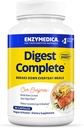 Enzymedica Digest, Full-Range, Everyday Digestive Enzymes, Offers Fast-Acting Gas & Bloating Relief, 90 Count