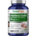 NusaPure Odorless Σκόρδο 100:1 Extract, 50 mg Ισοδύναμο με 5000mg καψάκιο 