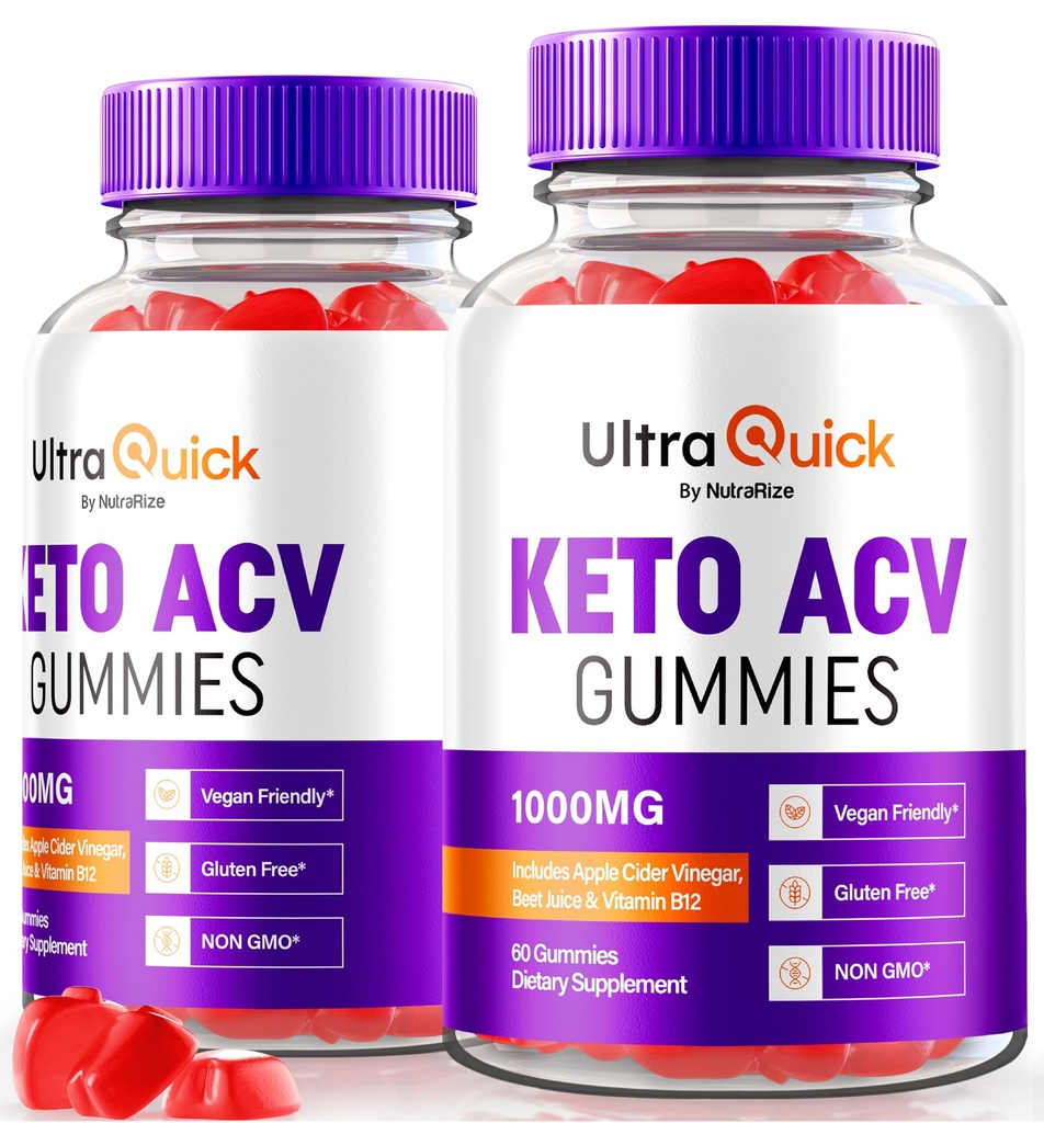 (2 Πακέτο) Εξαιρετικά γρήγορο Keto ACV Gummies, UltraQuick Keto+ACV Υποστήριξη απώλειας βάρους, Premium Keto Plus ACV Formula, φυσικό ξύδι μηλίτη μήλου, επίσημη Gomitas Κριτικές (120 Gummies)