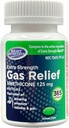 Αέριο Ανακούφιση Επιπλέον Δύναμη, 125mg Σιμεθικόνη (365 Softgels), Γρήγορη Ανακούφιση από Αέριο, Αίμα, Πλήρως, Επώδυνη δυσφορία, Σύγκριση με Αέριο-X Επιπλέον Δύναμη Ενεργό Συστατικό