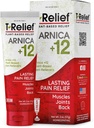 T-Relief Arnica +12 Κρέμα Φυσικό Ανακουφίζοντας Δραστήρια για τον πόνο στην πλάτη Κοινή Πονηρία Μυϊκοί πόνοι & ακαμψία Ολόκληρο το σώμα γρήγορη δράση ανακούφιση για γυναίκες & άνδρες - 2 oz