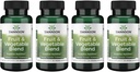 Swanson Fruit & Vegetable Blend - Natural Blend of Over 25 Fruits and Veggies Delivering Essential Nutrients - Powerful Green Foods Veggie Supplement - (60 Veggie Capsules) 4 Pack