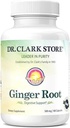 Dr. Clark Ginger Root Supplement - Digestive Support - 500 mg 100 Ζελατίνες Κάψουλες