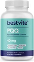 BESTVITE PQQ 40mg (Pyrroloquinoline Quinone) (60 κάψουλες χορτοφάγων) - Δεν Stearates - Vegan - Μη ΓΤΟ - Χωρίς γλουτένη