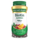 Βότανο της φύσης Biotin Gummy, συμπλήρωμα βιταμίνης, υποστηρίζει υγιή μαλλιά, δέρμα, και νύχια, φρούτα αρωματισμένα Gummies, 1000 mcg, 110 Count