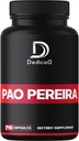 1000Mg Pao Pereira Bark Exact Κάψουλες - 240 Counts for 4-Month Supply - Strong Extract Formula for Immune Health, Body Balance, Strength & Wellness