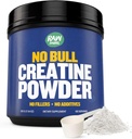 “No Bull” Creatine Powder, Bulk Supplements Creatine Monohydrate for Faster Recovery, Increased Muscle Volume, Strength & Power, Micronized Creatine for Men & Creatine for Women, 500g