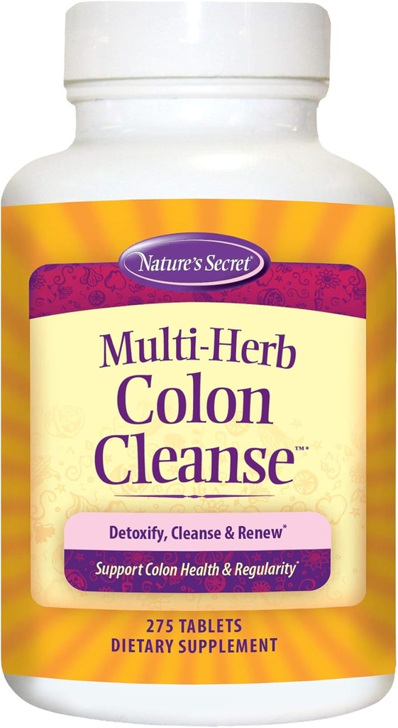 Το μυστικό πολλών Herb Colon Cleanse της φύσης υποστηρίζει την Πειθαρχική Υγεία και την Κανονικότητα, 275 δισκία