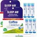Boiron Coffea Cruda 30C - 6 Total Blue Tubes - Ομοιοπαθητική Βοήθεια Ύπνου για Ανήσυχο Ύπνο, Ψυχική Υπερκινητικότητα, Αγωνιστικές Σκέψεις και Δυσκολία στον Ύπνο με Μπλε Μελάνι