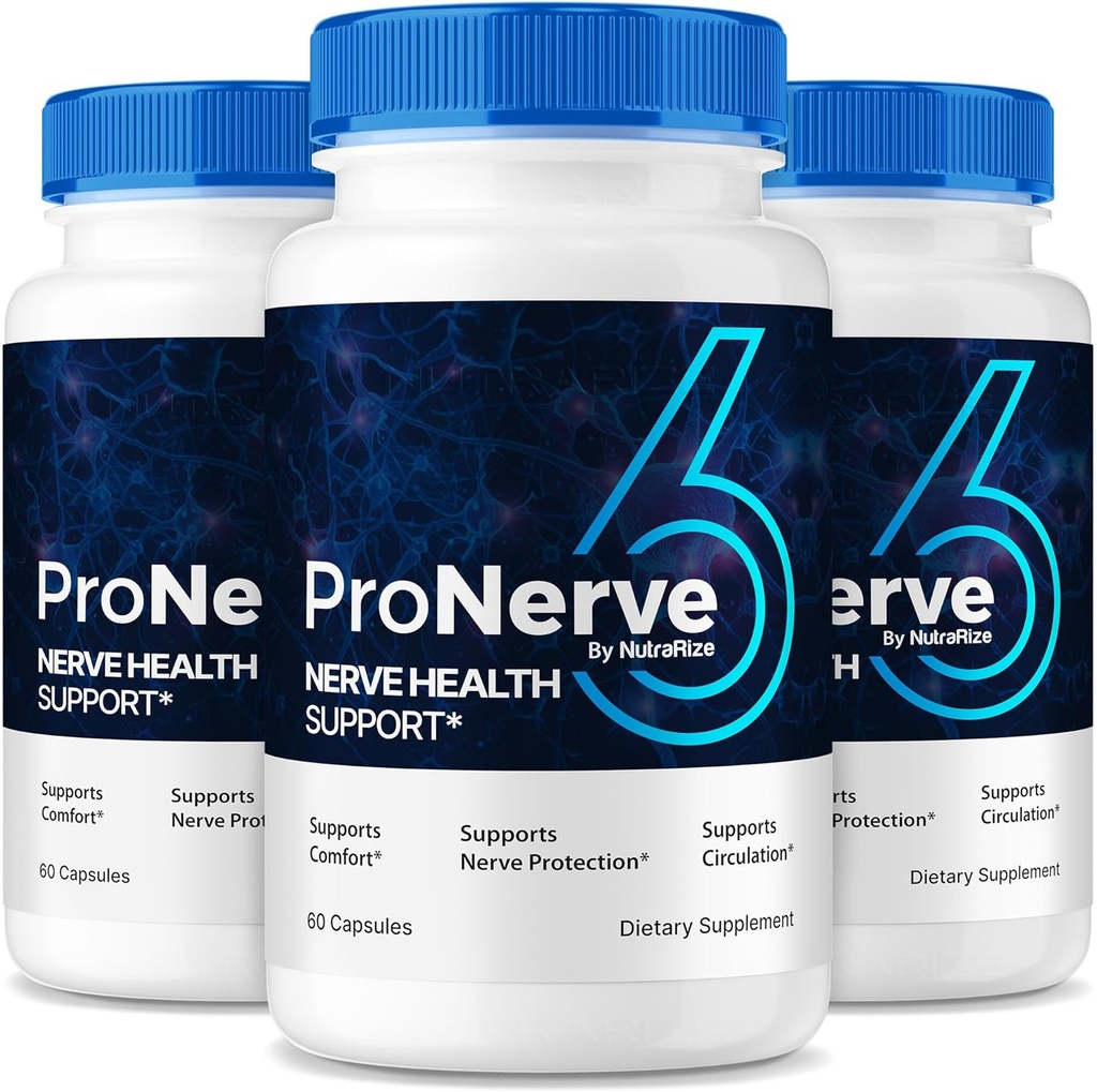 NutraRize (3 πακέτο) ProNerve6 Νευροπάθεια, ProNerve 6 συμπλήρωμα υποστήριξης νεύρων, Pro Nerve 6 κάψουλες, ProNerve6 pastillas Κριτικές (180 κάψουλες)