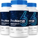 NutraRize (3 πακέτο) ProNerve6 Νευροπάθεια, ProNerve 6 συμπλήρωμα υποστήριξης νεύρων, Pro Nerve 6 κάψουλες, ProNerve6 pastillas Κριτικές (180 κάψουλες)