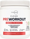 Τύπος Zero Ultra Clean Stim Δωρεάν αντλία προ προπόνηση + Nitric Oxide Booster (Cherry Limeade) - Μη διεγερτική και χωρίς καφεΐνη για άνδρες & γυναίκες