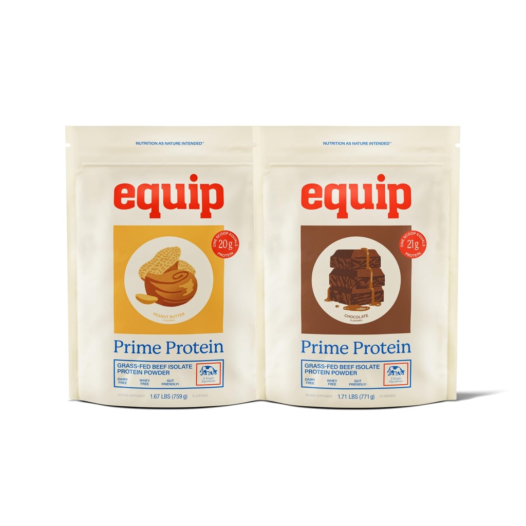 Equip Foods Πρωτεϊνική Σκόνη Φυστικοβούτυρο & Πρωτεϊνική Σοκολάτα
