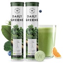WELLBEING NUTRITION Daily Greens, Wholefood Multivitamin with Vitamin C, Zinc, B6, B12 for Immunity and Detox with 39+ Organic Certified Plant Superfoods & Antioxidants(15Tabs x 2) (63 g (Pack of 2))