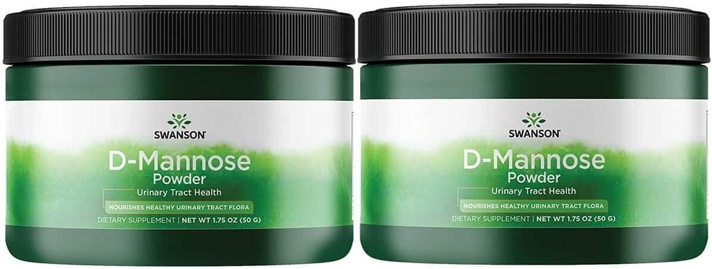 Swanson D- Mannose σκόνη 1. 75 ουγγιά (50 g) Pwdr (2 Pack)
