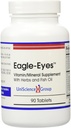 Eagle- Eyes, Optimal Vision Health with 500 mg Omega 3 Fish Oil, Lutein, Zeaxanthin, Bilberry Fruit Extract, Βιταμίνες A, C, E, Zinc, NAC, Taurin, 90 δισκία