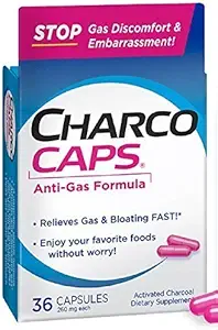 Activated Charcoal 260 mg Capsules 36 CP - Buy Packs and SAVE (Pack of 2)