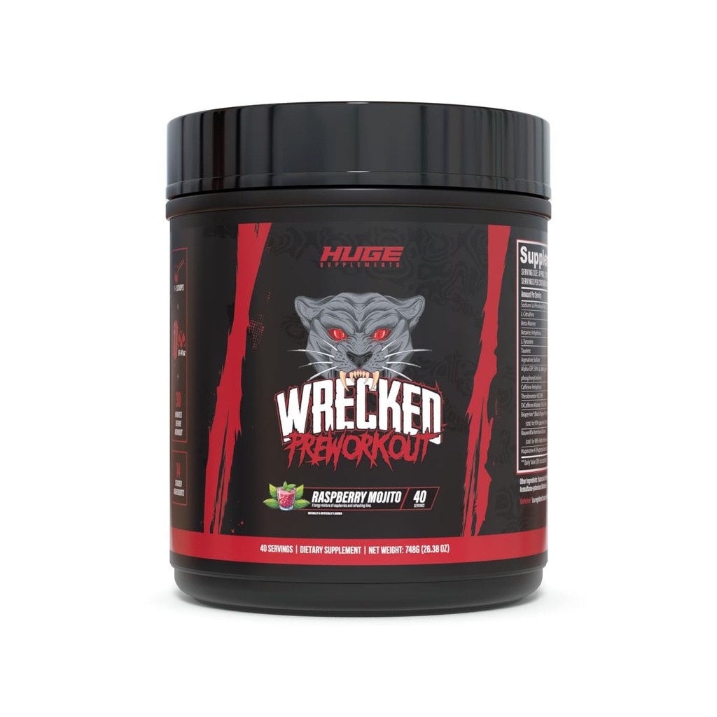 Κατεδάφισε προ προπόνηση, Advanced Formula, ενισχύει την ενέργεια, Focus, Αντλίες & Απόδοση, 10g L-Citrulline, 6.4g Beta Alanine, 5g Tyrosine, 1g Alpha GPC, 375mg Caffeine ταχείας δράσης & More
