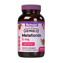 Bluebonnet Nutrition EarthSweet Melatonin 5 mg Γρήγορη Διαλύοντας τη Νύχτα Χαλάρωση & Ξεκούραστη Υποστήριξη Ύπνου - Βοήθεια ύπνου - Χωρίς γλουτένη, Vegan - Βατόμουρο Γεύση - 120 Μασώμενα Δισκία