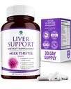 Liver Support - Detox & Cleanse συμπλήρωμα (Vegetarian) - Advanced Natural Liver Health Formula που συνδυάζει milk Thistle, Selenium, Turmeric Curcumin, Vitamin B12, Vitamin C, Alpha Lipoic Acid, N Acetyl Cysteine, Magnesium, Taurine, and More - 30 Day Supply