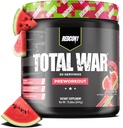 REDCON1 Total War Pre Workout, Watermelon - L Citrulline, Malic Acid, Green Tea Leaf Extract for Pump Boosting Pre Workout for Women & Men - 3.2g Beta Alanine to Reduce Exhaustion (30 Servings)