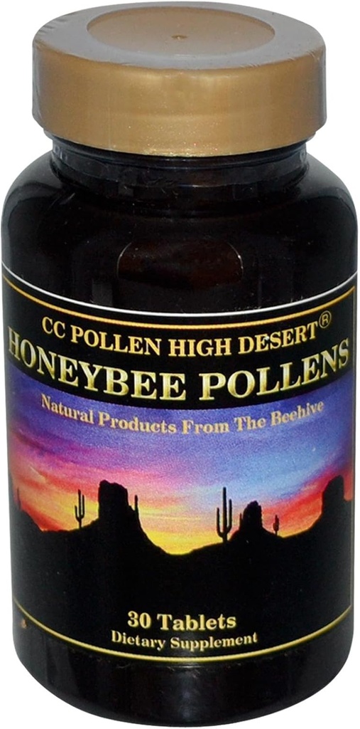 CC Pollen Chewable, Honey, 30 Count