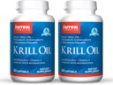 Jarrow Formulas Krill Oil - 60 Softgels - Φωσφολιπίδια Omega-3 Complex με Ασταξανθίνη - Μπορεί να υποστηρίξει Lipid Διαχείριση, λειτουργία του εγκεφάλου & Μεταβολισμός - 30 Υπηρεσίες