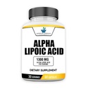 American Standard Συμπληρώματα Alpha Lipoic Acid 1300mg ανά υπηρεσία - Vegan, Χωρίς γλουτένη, μη ΓΤΟ, 60 κάψουλες, 30 εξυπηρετούν